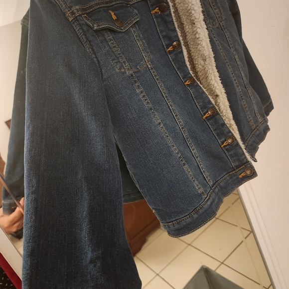 Denim Sherpa jacket - Picture 3 of 7